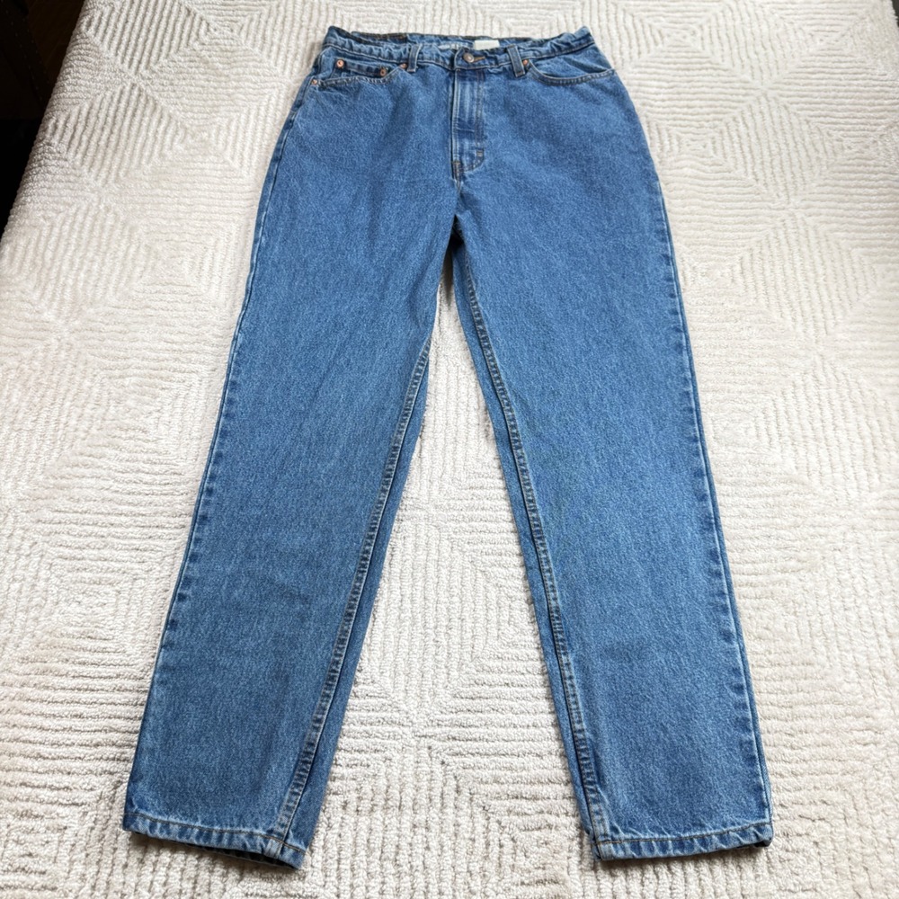 Vintage Jordache Tapered Leg Mom Jeans Womens 15 High Rise 90s Retro Indie Y2K